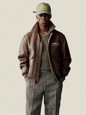 Aime-Leon-Dore-Worlds-Borough-Leather-Flight-Jacket-Brown