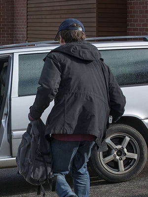 Alex Lawther Black Mirror Black Cotton Jacket
