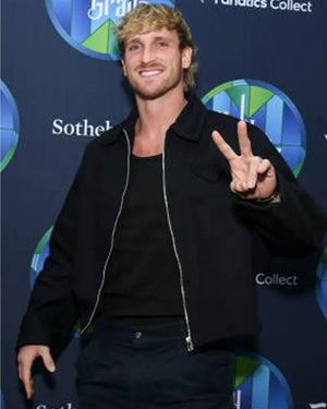 American Wrestler Logan Paul Black Jacket