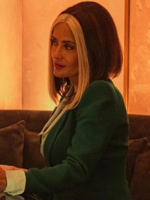 Annie Murphy Black Mirror S06 Green Blazer
