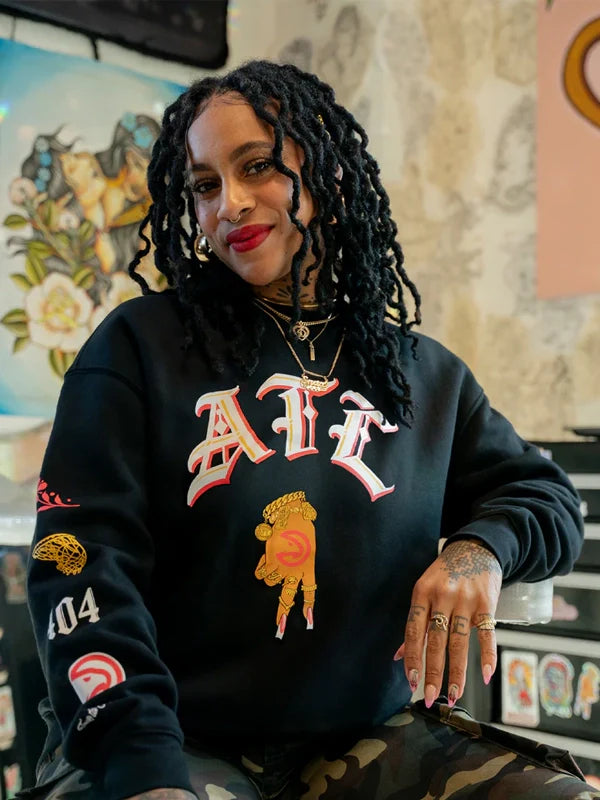 Atlanta-Hawks-x-Debbi-Snax-Crewneck-Sweatshirt-In-Black