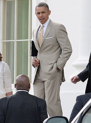 Barack Obama Tan Suit Buy
