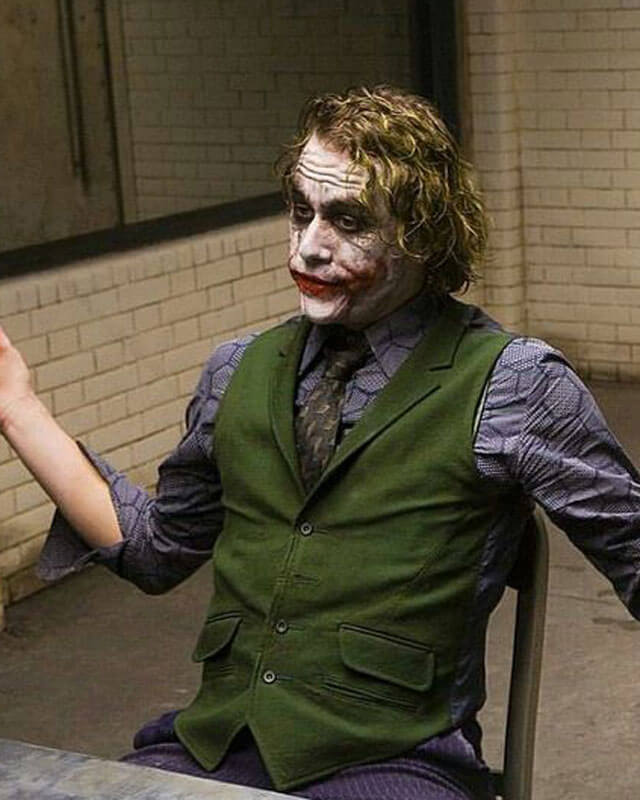 Batman The Dark Knight Joker Green Vest
