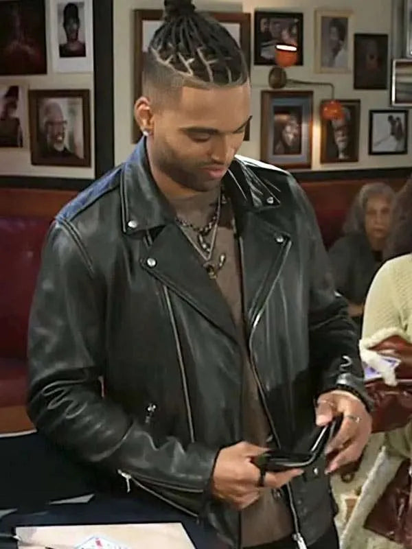 Beyond the Gates Izaiah Hawthorne Black Leather Jacket