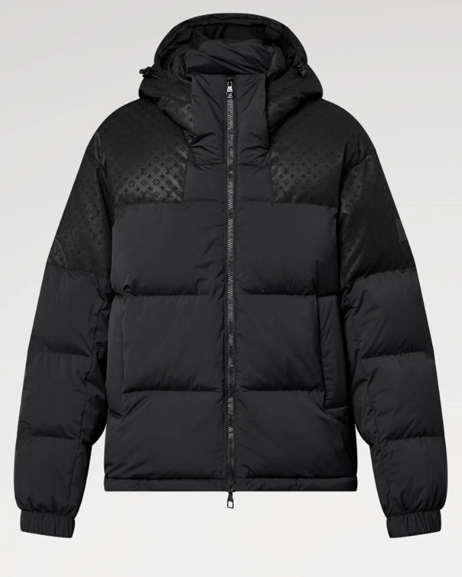 Black-Louis-Vuitton-Puffer-Jacket