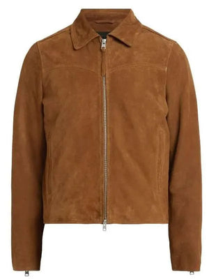 Black Mirror S07 Jimmi Simpson Brown Leather Jacket

