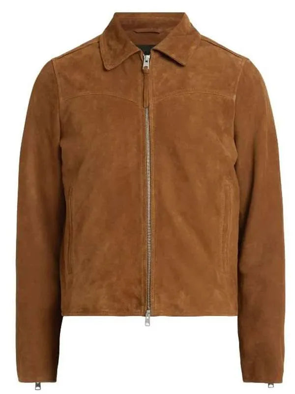 Black Mirror S07 Jimmi Simpson Brown Leather Jacket
