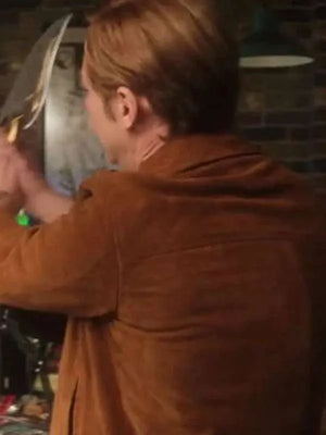 Black Mirror S07 Jimmi Simpson Brown Leather Jacket

