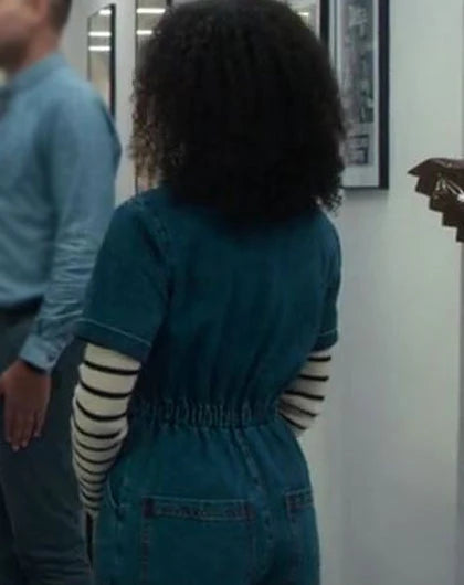 Siena Kelly Black Mirror S07 Blue Denim Jumpsuit
