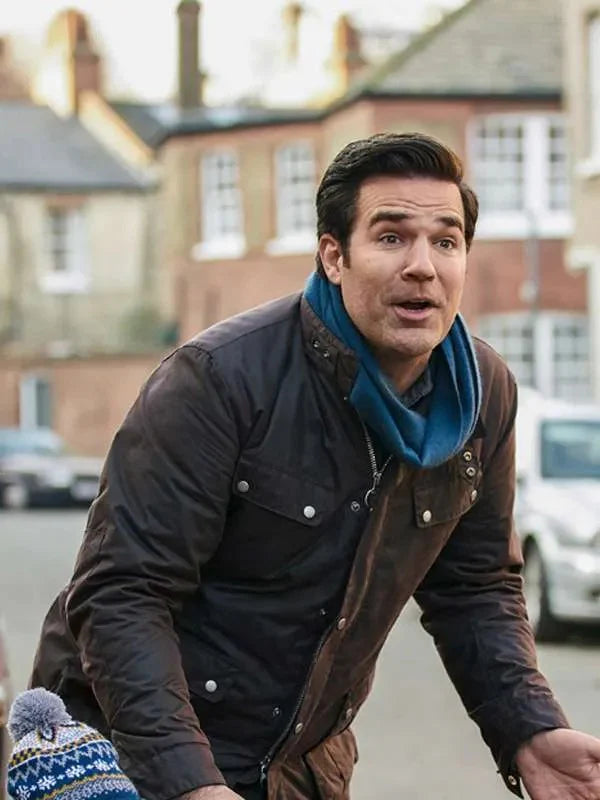 Black Mirror S06 Rob Delaney Brown Jacket
