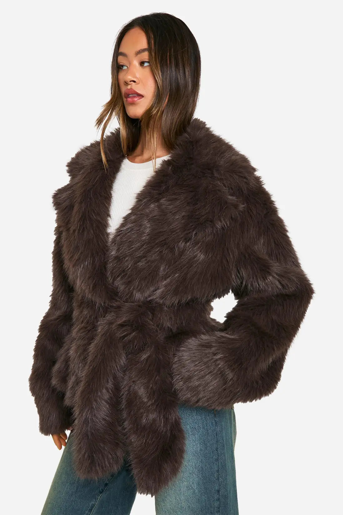 Boohoo-Faux-Fur-Brown-Jacket