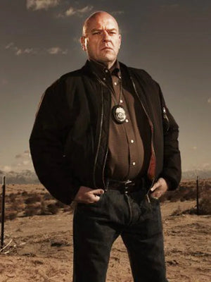 Breaking Bad Dean Norris Black Puffer Jacket
