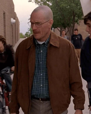 Breaking Bad Brown Bryan Cranston Brown Cotton Jacket
