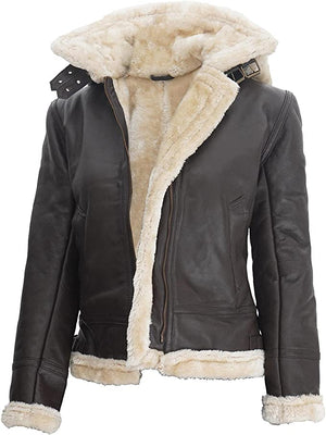 Buy B3 Pilot Aviator Shearling Jacket