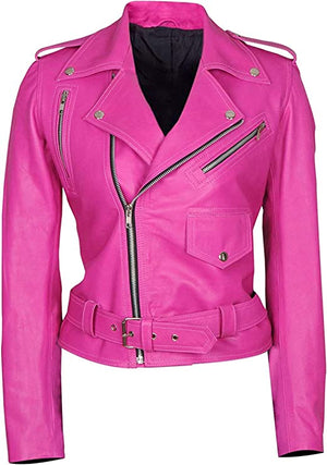 Buy_Jessica_Alba_Hot_Pink_Leather_Jacket