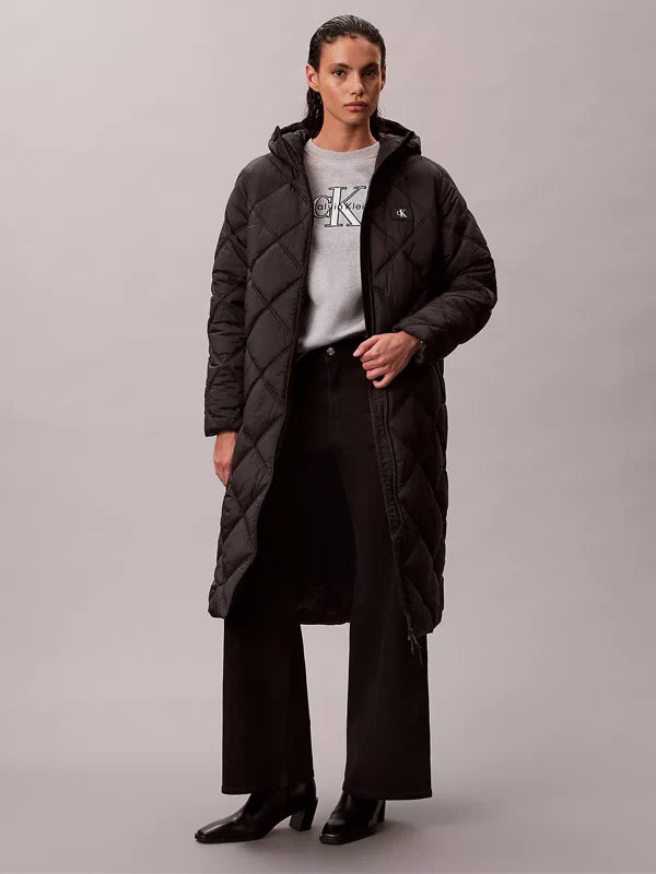 Calvin-Klein-Long-Hooded-Puffer-Jacket-Black