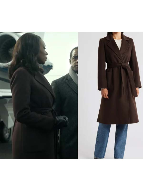 Catherine Weaver The Night Agent S03 Wool Coat