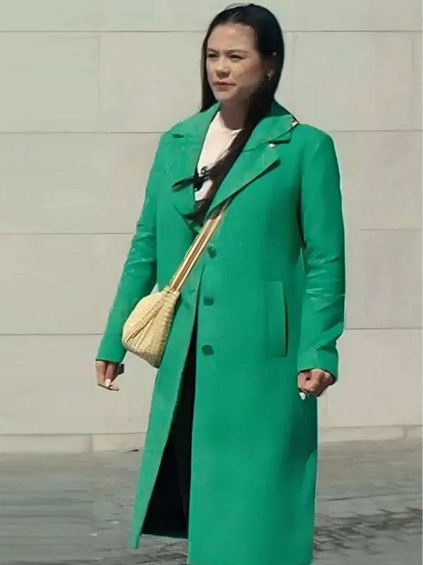 Clara Lioe Run Away 2026 Green Coat