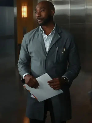 Coat Watson S02 Morris Chestnut Grey Cotton