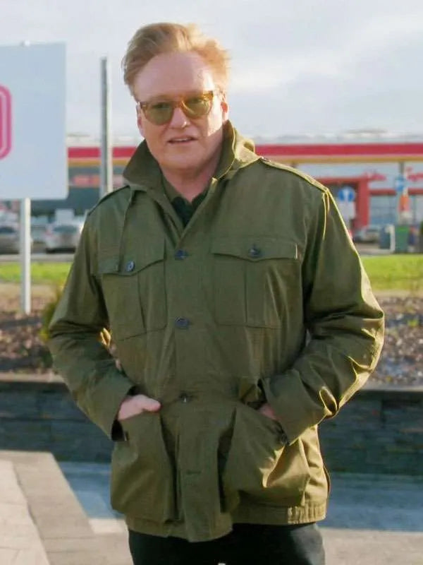Conan O Brien Must Green Cotton Jacket