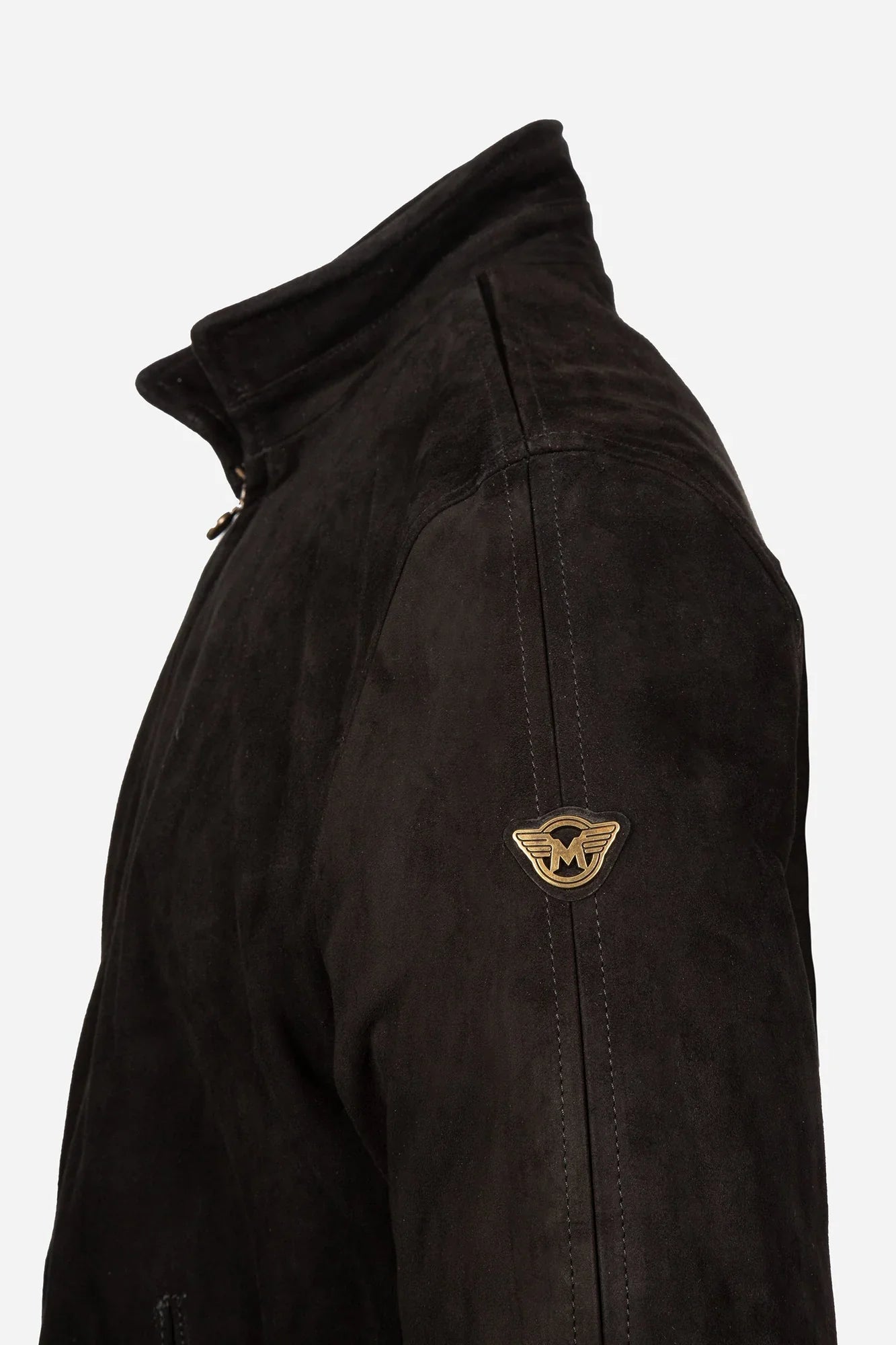 Craig suede bomber jacket brown elegant design