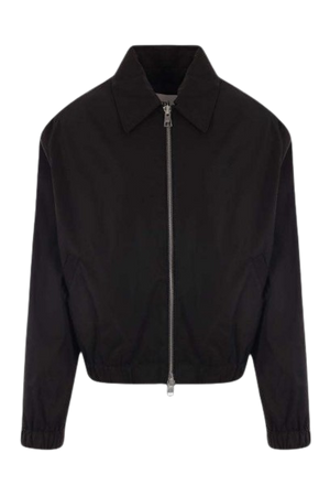 Casual Cotton Zipper Jacket Women, Black Zing Apparel