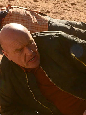 Breaking Bad Dean Norris Black Puffer Jacket
