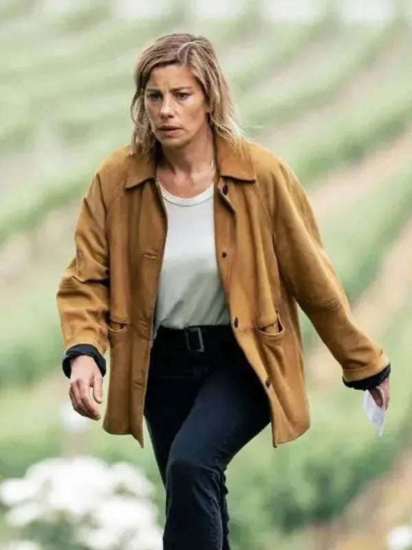 Lillian Vandenberg Dear Life Brown Suede Jacket
