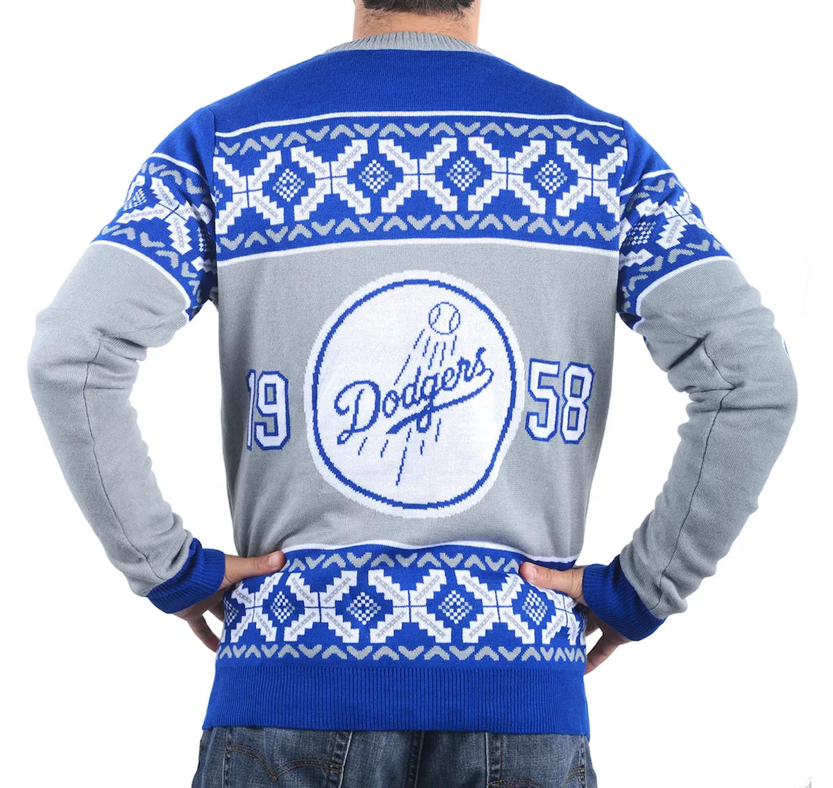 Dodgers-Christmas-Sweater-Back