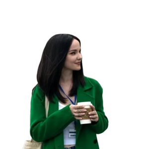Dove Cameron 56 Days S01 Green Trench Coat
