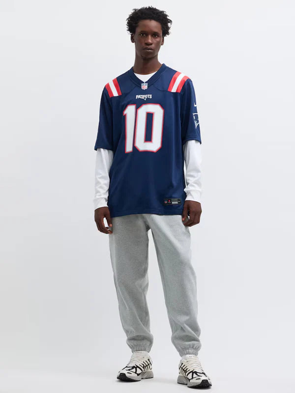 Drake-Maye-Patriots-Navy-Jersey