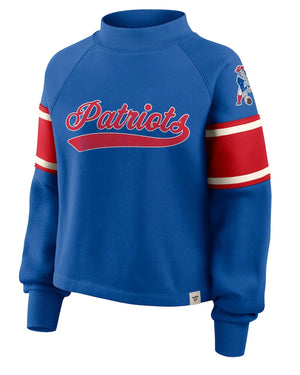 New England Patriots Mockneck Sweatshirt