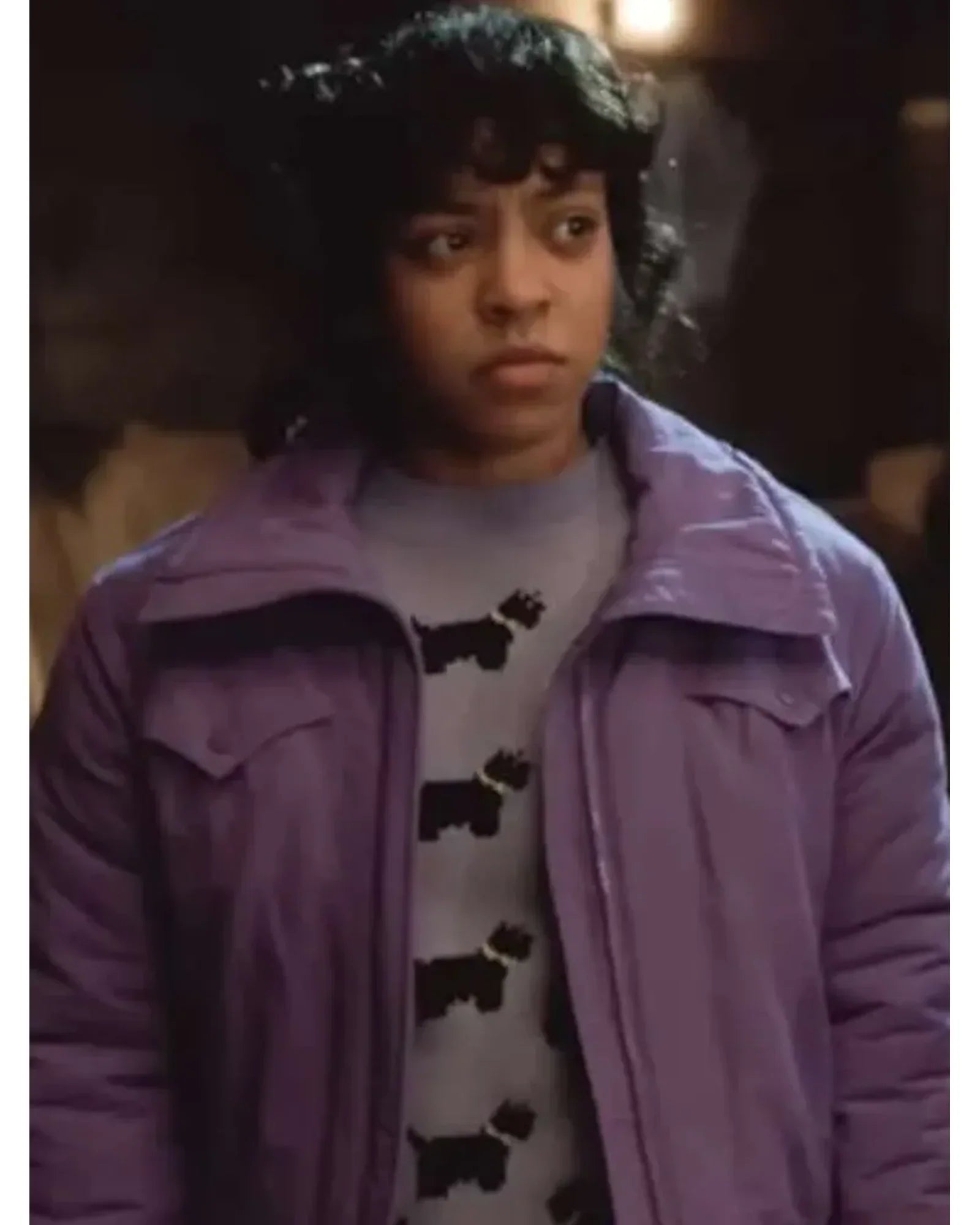 Erica Sinclair Stranger Things S05 Purple Jacket