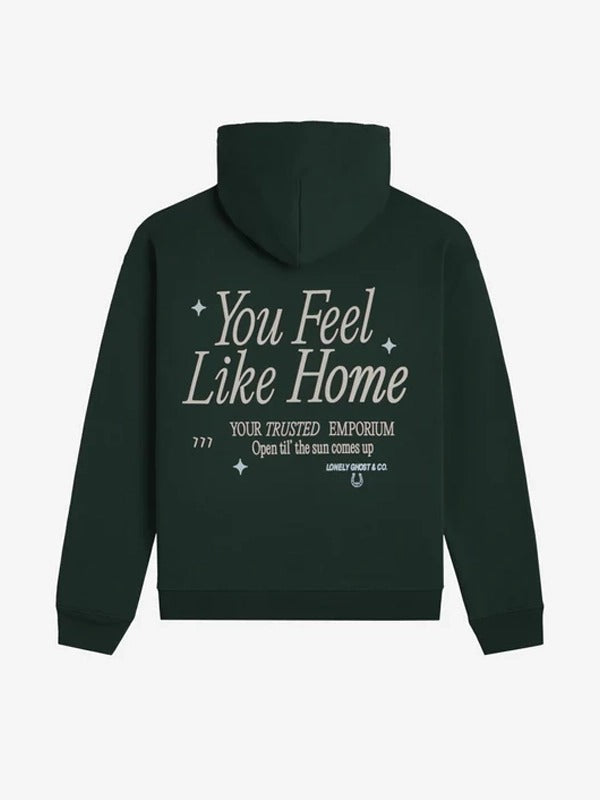 Feel Like Home Lonely Ghost Green Hoodie
