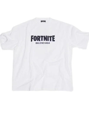 Fortnite Balenciaga Tee Shirt White