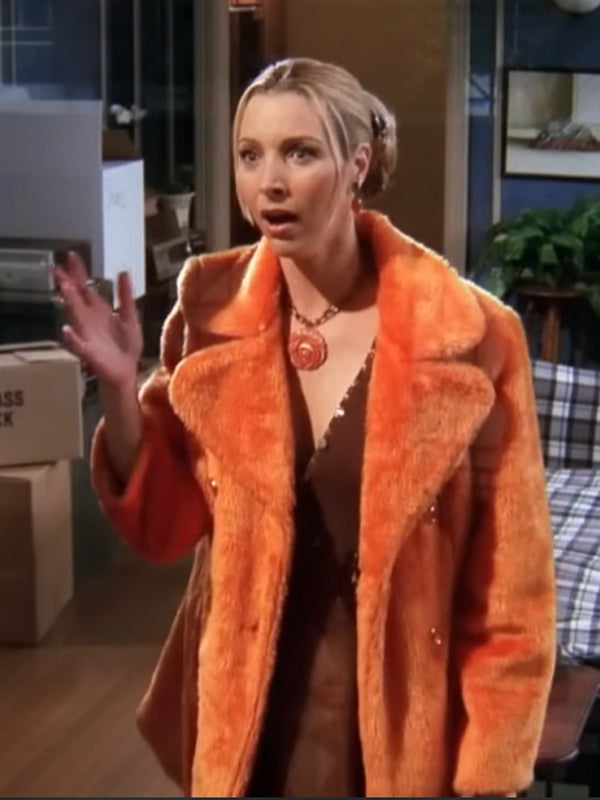 Friends Phoebe Buffay Orange Coat