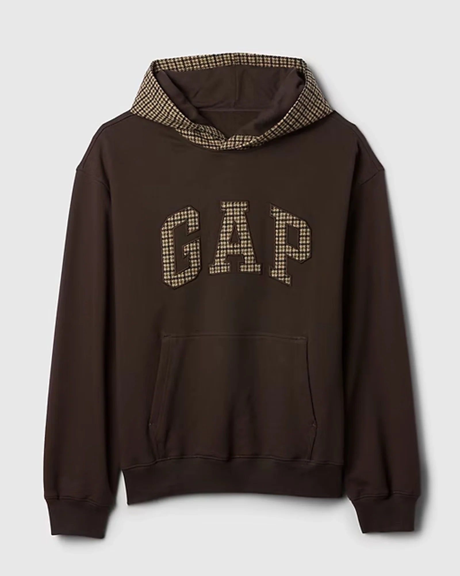 Gap-Houndstooth-Logo-Hoodie-Terra-Brown