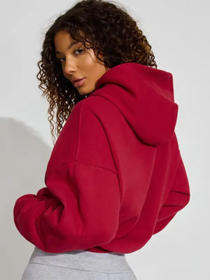 Garage Ultrafleece Hoodie Jester Red Back
