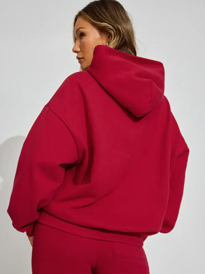 Garage Ultrafleece Hoodie Jester Red Women