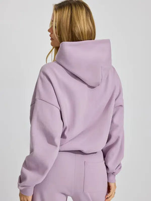 Garage Ultrafleece Hoodie Purple Back