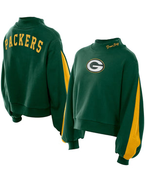 Green Bay Packers Mock Neck Sweatshirt