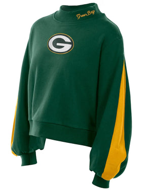 Green Bay Packers Mock Neck Sweatshirt