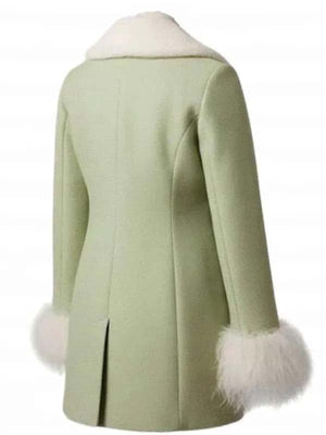 Green coat inspired by Charithra Chandran in One Piece S02