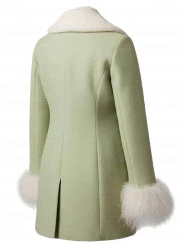 Green coat inspired by Charithra Chandran in One Piece S02