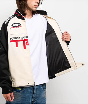 HUF-x-Toyota-TRD-Podium-Natural-And-Black-Racing-Jacket