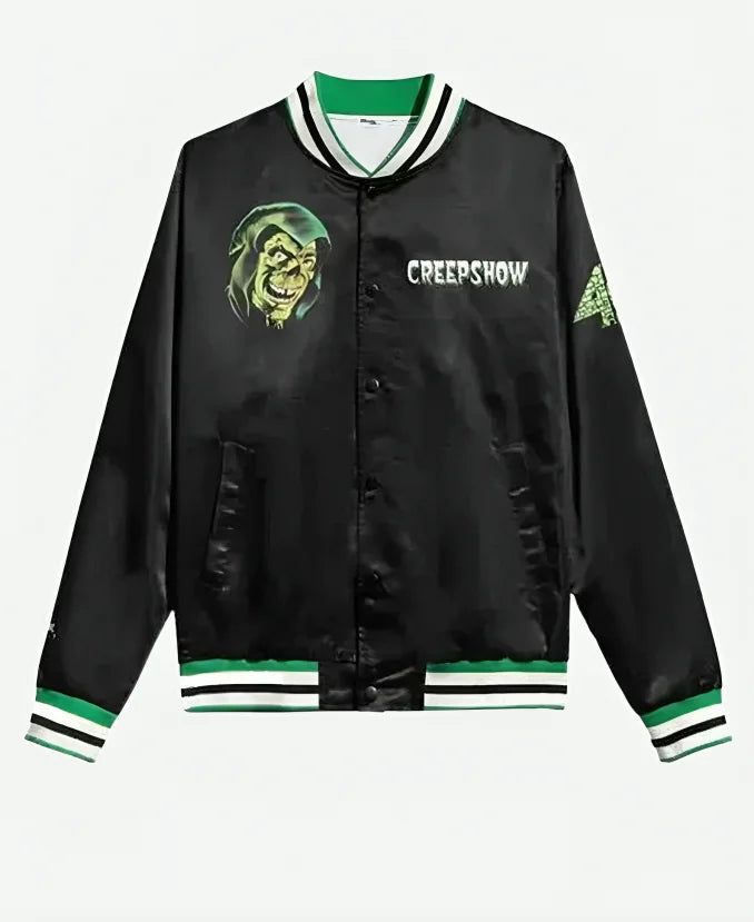 Halloween Creepshow Black Bomber Jacket