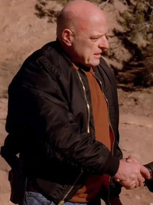 Breaking Bad Dean Norris Black Puffer Jacket
