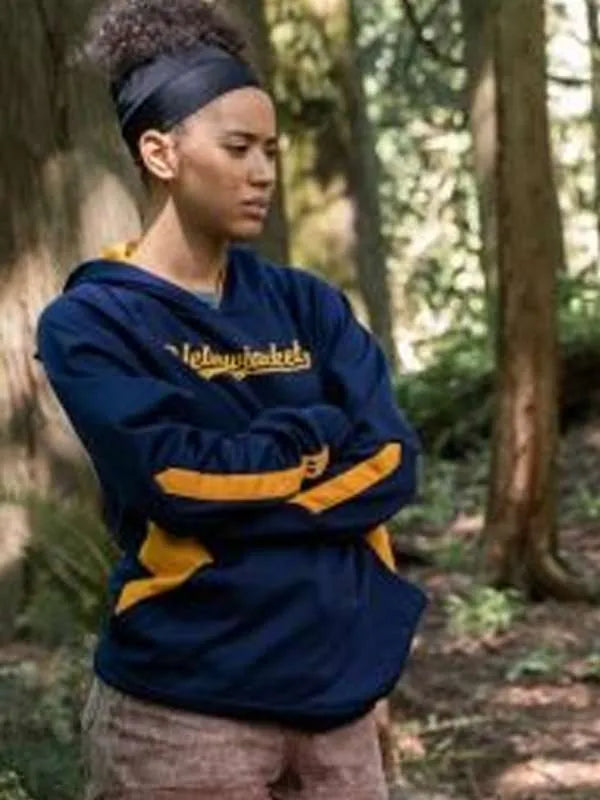 Jasmin Savoy Brown Tv Series Yellowjackets Teen Taissa Hoodie