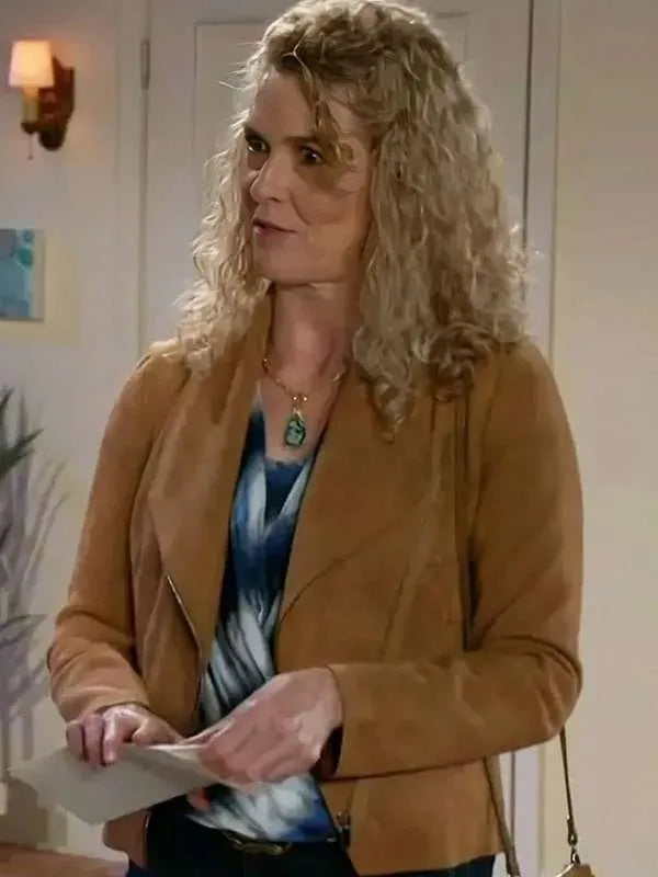 Jerri Tubbs Beyond the Gates Brown Leather Jacket
