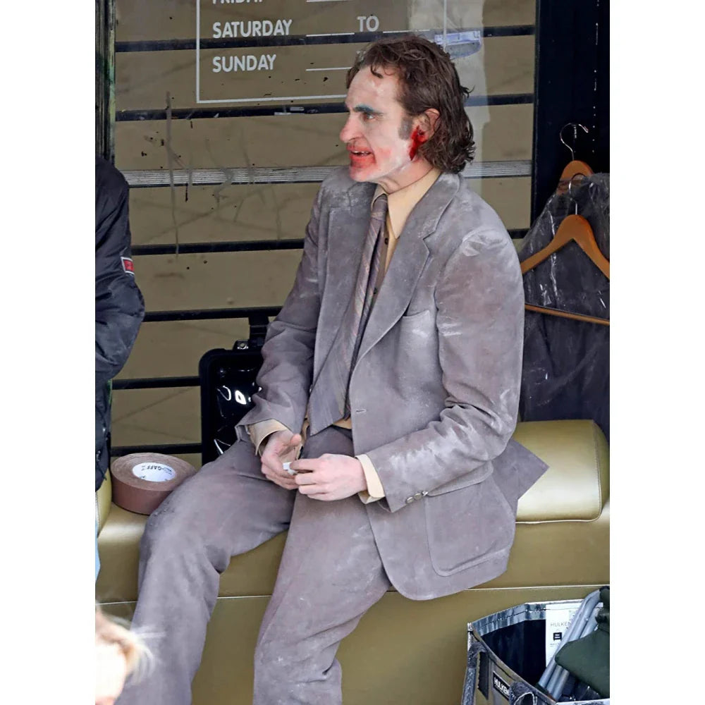 Joker 2 Arthur Fleck Grey Suit
